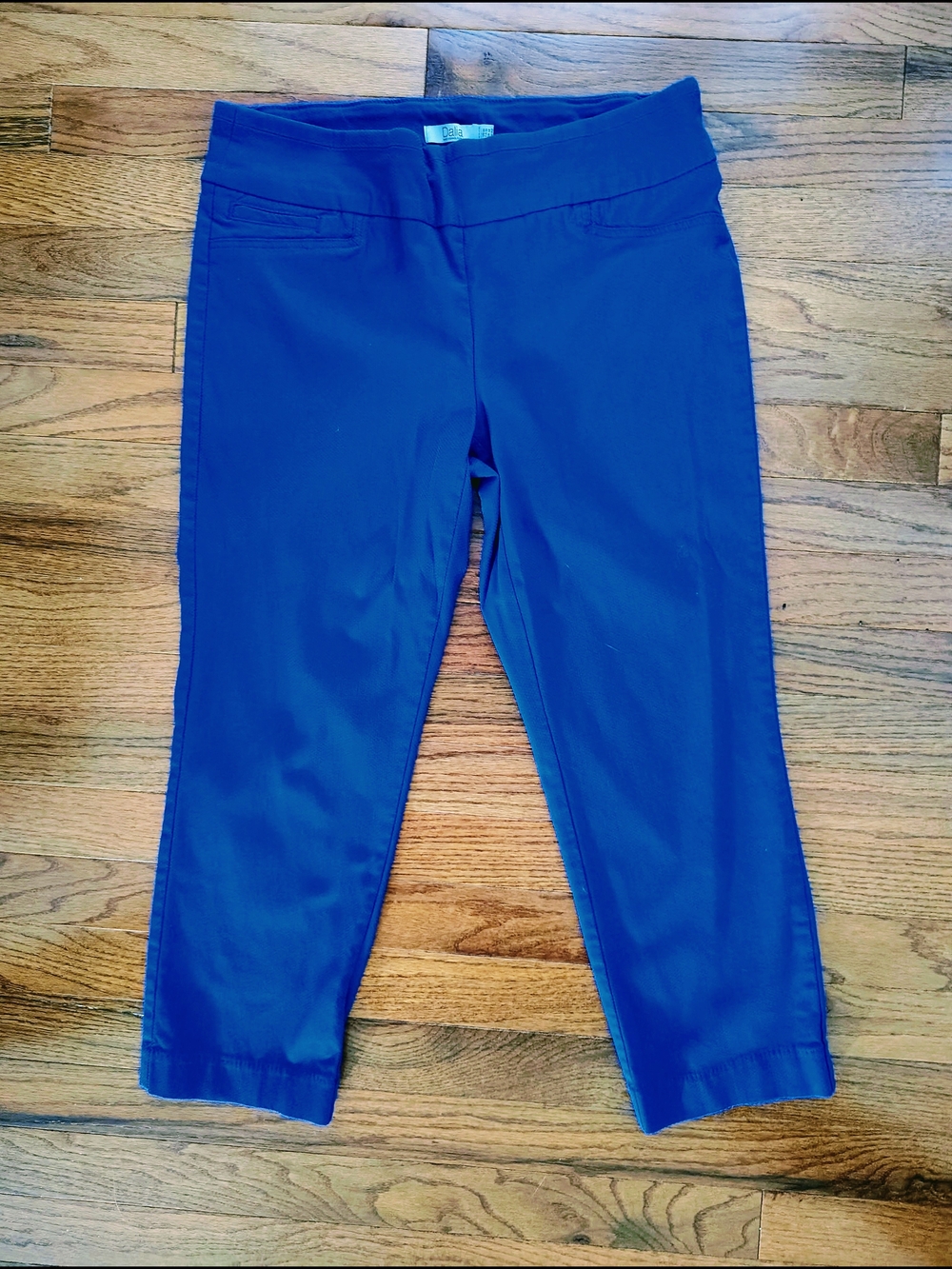 Dalia Cobalt Blue Capri Pull-on Pants Back To School